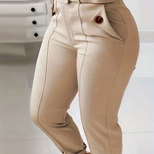 Elegant Tan Women's Pants